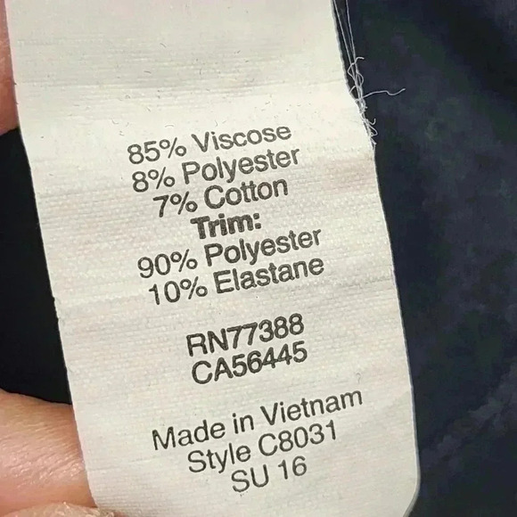 J. Crew Viscose Blend Women's Tank Top Black S - Picture 6 of 7